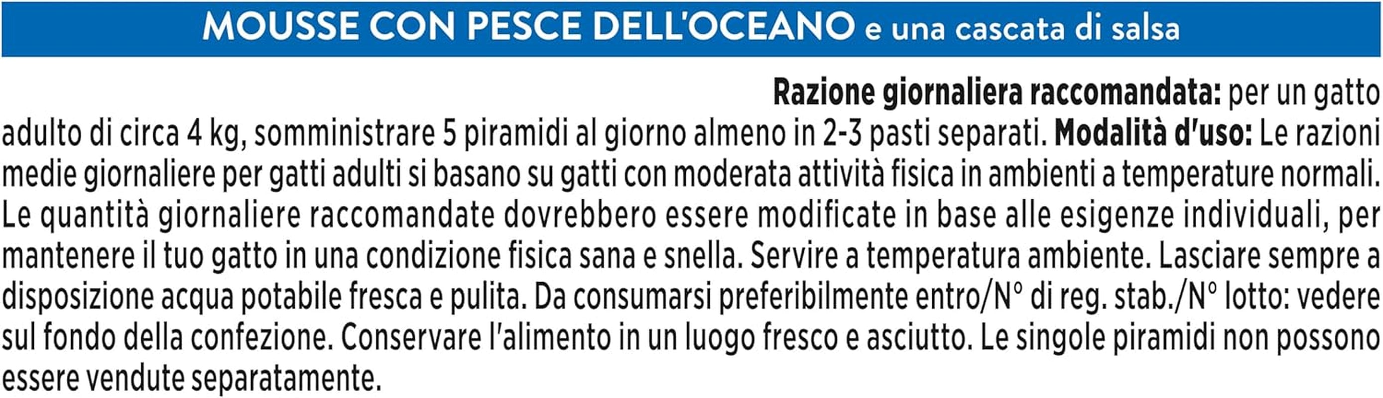 Nourriture humide pour chats Revelations aux poissons de mer, 24 x 57 g