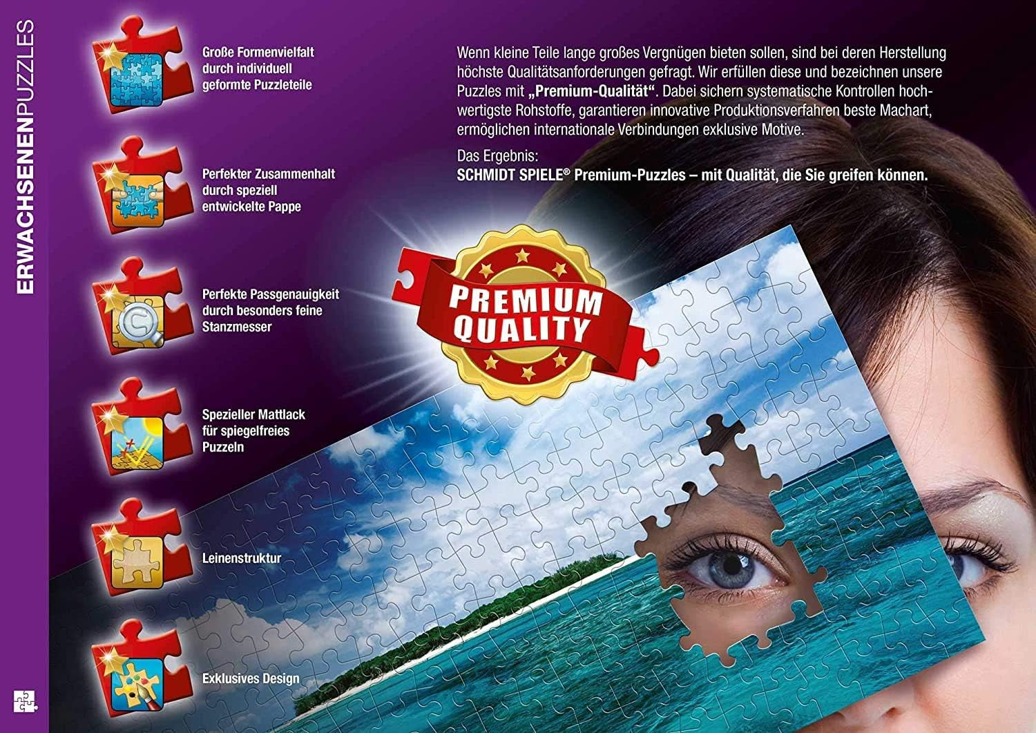 Schmidt Spiele 59919 Puzzle secret, La masa de bucatarie, 1.000 piese, Colorat, Mare Puzzle Naty Shop