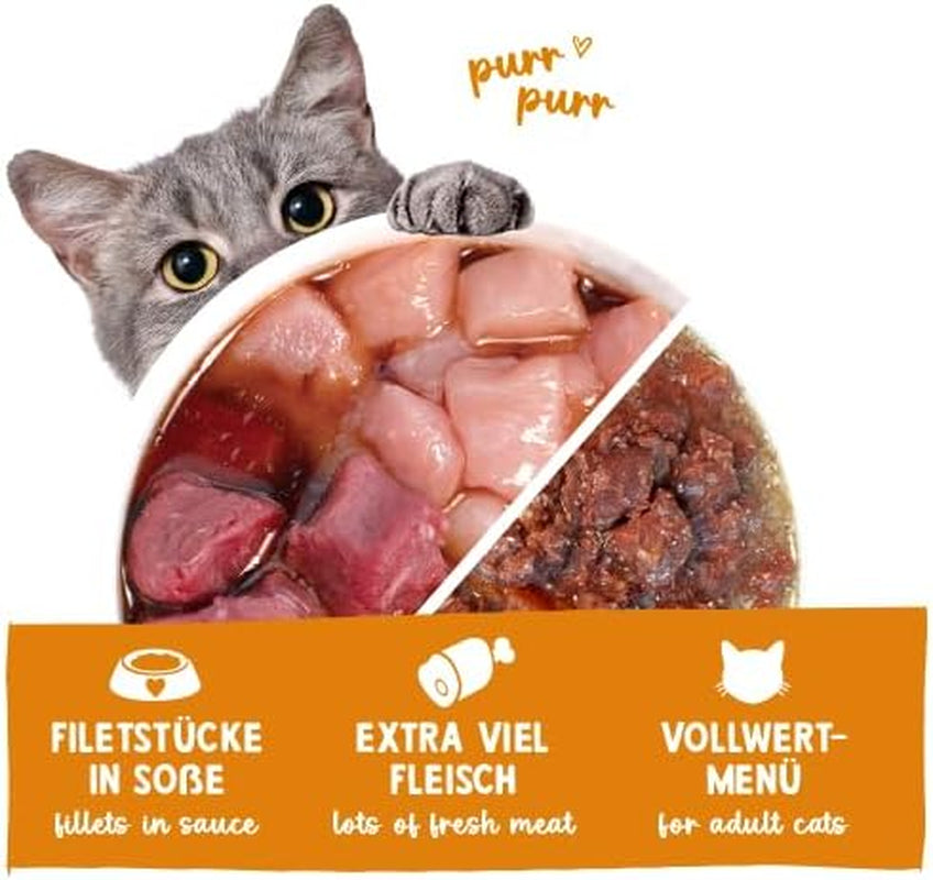 Sanabelle Gourmet Nourriture humide en pot avec oie et poulet | 6x380g | 2,28kg