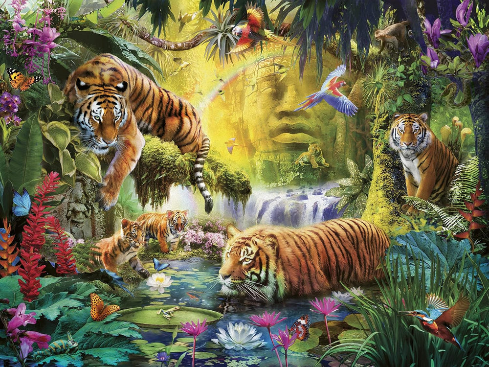 Ravensburger Puzzle 12000696 - Idylle au bord de l'eau - Puzzle de 1500 pièces pour adultes et enfants de plus de 14 ans, puzzle à motif de tigre Puzzle Naty Shop Design ancien