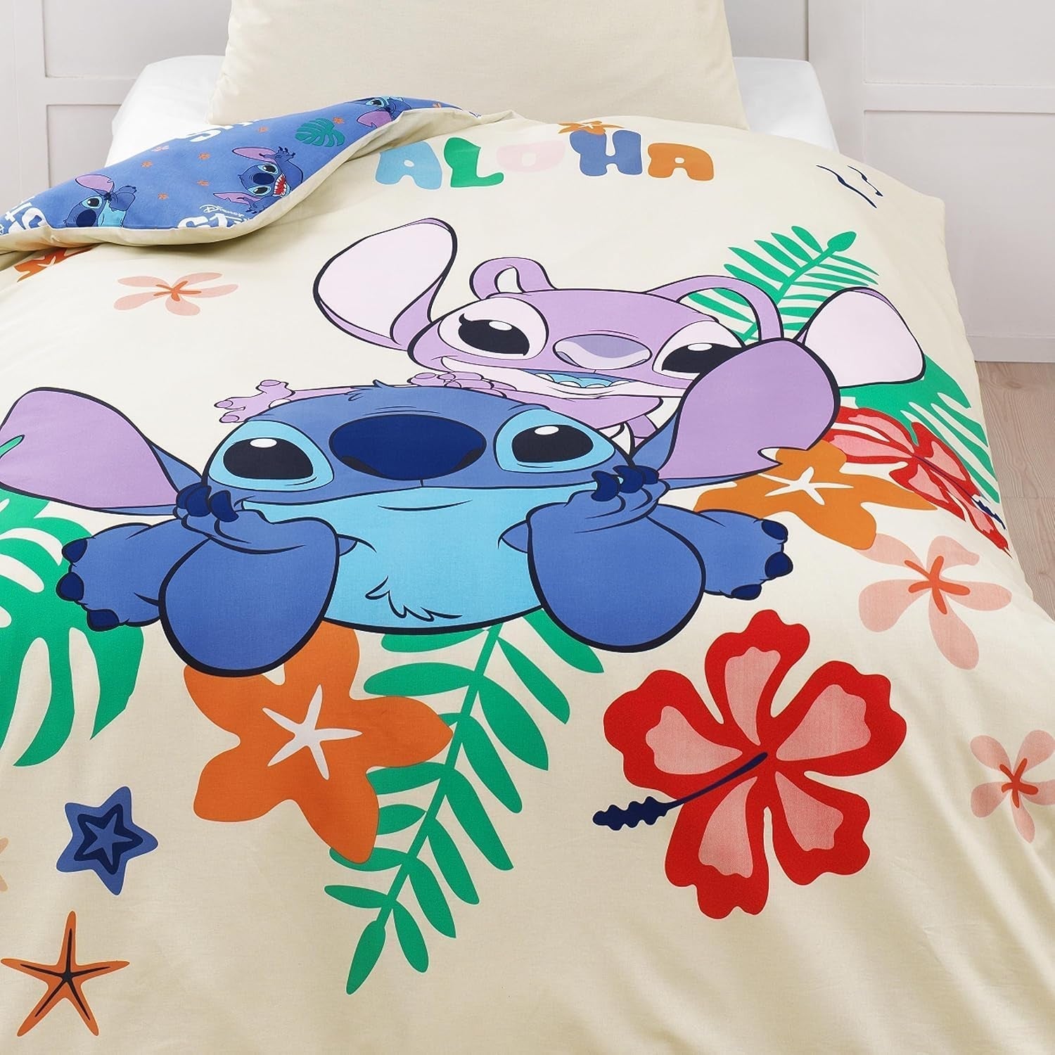 Linge de lit pour enfants et adolescents, Linge de lit Stitch - enfant Naty Shop