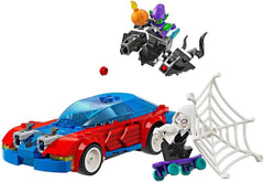 LEGO Marvel Spider-Man Race Car & Venom Green Goblin, jouet de jeu de rôle Spidey avec figurines de super-héros et voiture à construire, cadeau pour enfants, garçons et filles de 7 ans 76279 Ensembles de construction Beuche den LEGO-Store