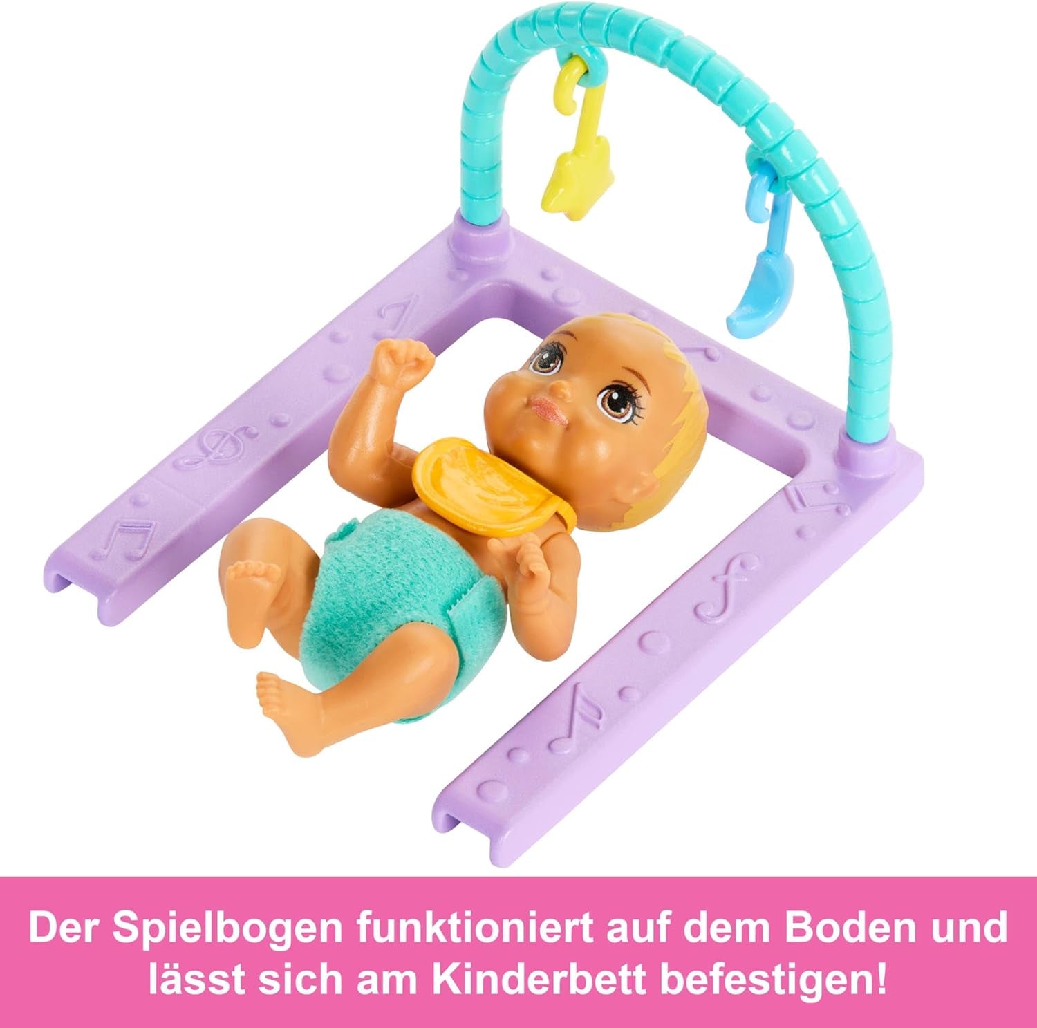 Poupée Barbie Skipper et chambre de bébé avec accessoires, comprend des poupées jumelles, 1 berceau, 1 balançoire, 1 bascule et plus, HXM99 Naty Shop Dolls