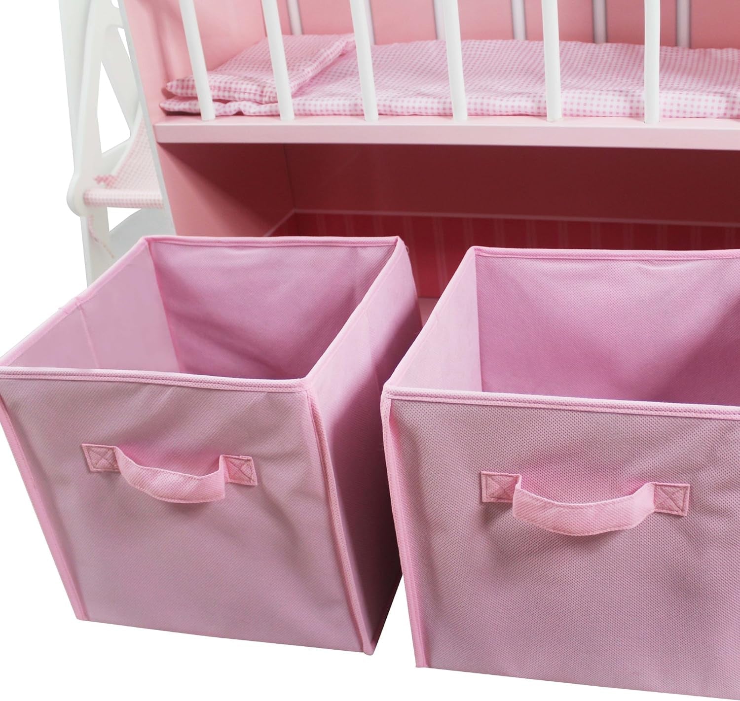 Olivia's Little World Maison de poupée 2 en 1 et table à langer en bois avec chaise haute TD-11460A Maisons de poupées Naty Shop