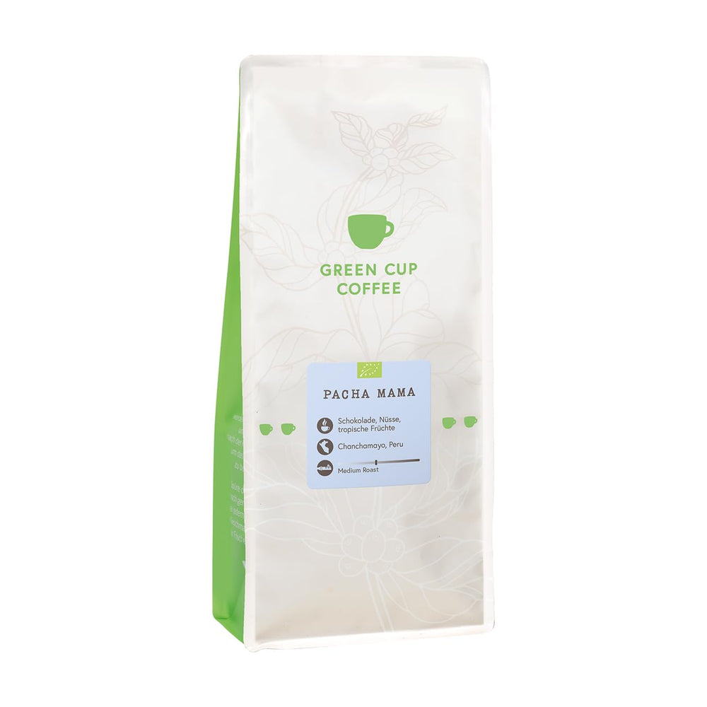 Café - Pacha Mama I 100% Arabica I Kaffeebohnen 1kg I Perfekt für jede Zubereitung - Moka Kanne, Siebträger, Vollaautomat, Brühkaffee mit schokoladig, nussigen Aroman I miltre Röstung