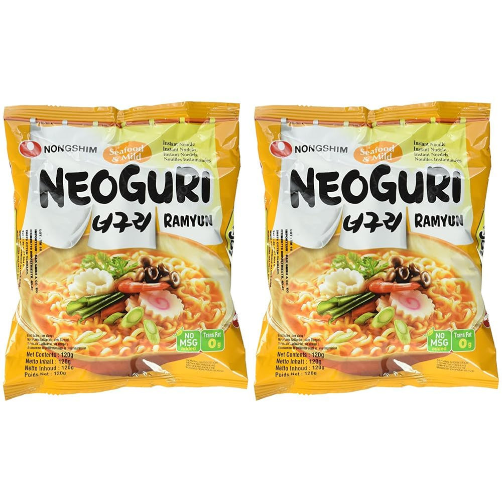 Nouilles instantanées Nong Shim Kimchi Ramyun Grand bol – Soupe ramen coréenne – Préparation rapide – 1 paquet de 112 g