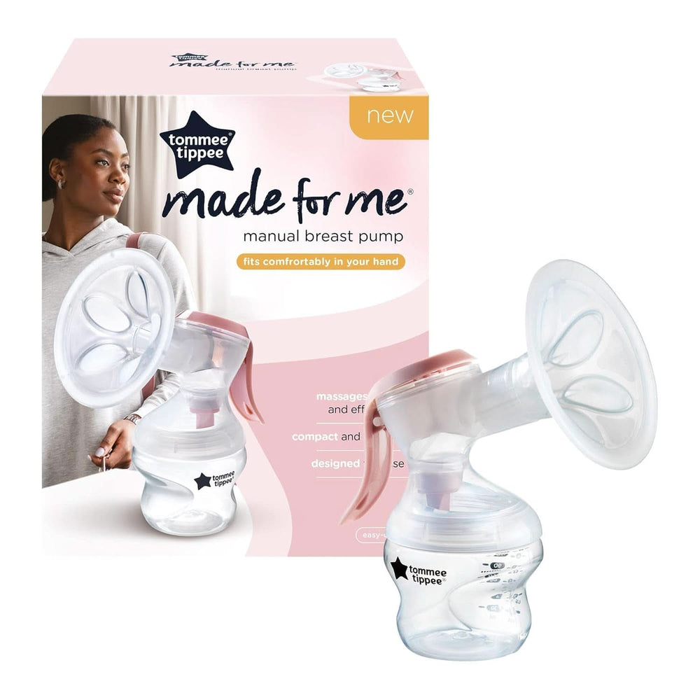 Tommee Tippee Made for Me Manuelle Einzel-Milchpumpe, Starke Saugkraft, Ergonomischer Griff, Tragbare Und Leise Milchpumpe, Samt Babyflasche Accessoires Alimentation et allaitement Bebe Naty Shop