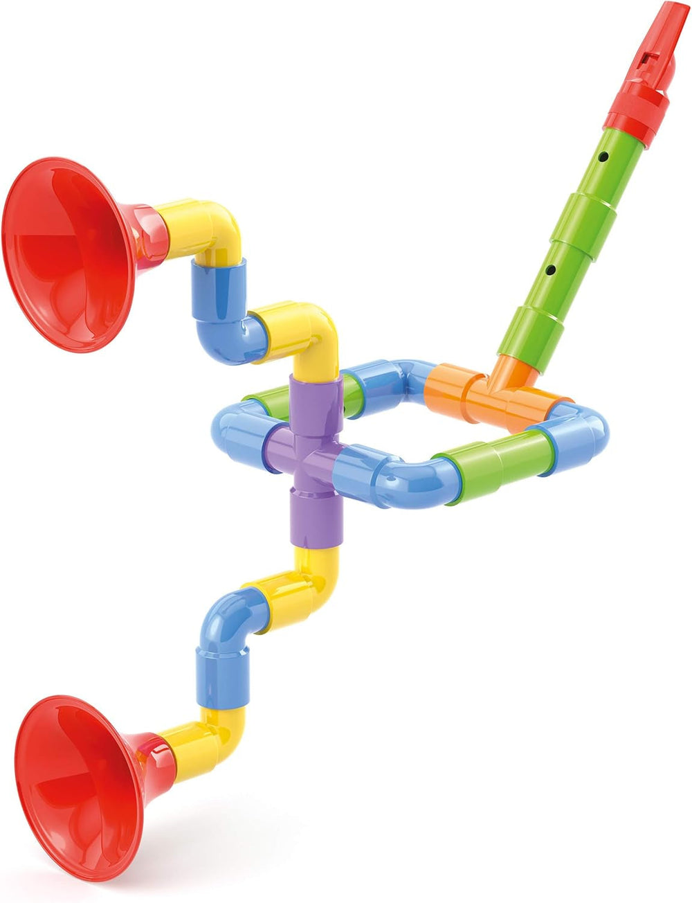 Quercetti Super Saxoflute Musikinstrumente Spielzeug ab 3 Jahre Baby Spielzeug Montessori Konstruktionsspielzeug Geschenk Mädchen Junge Kinderspielzeug Lernspiele