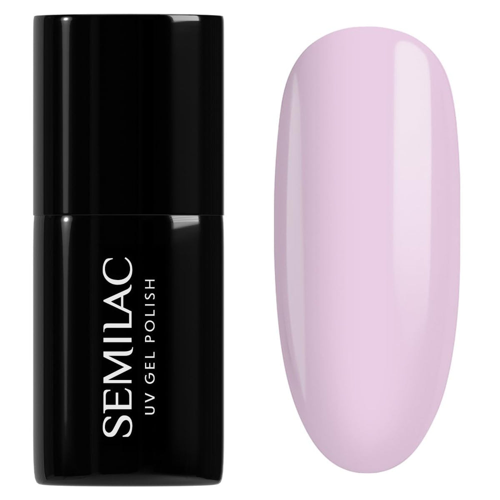 Vernis à ongles UV hybride Semilac 582 Rose naturelle 7 ml Collection Naked Nails