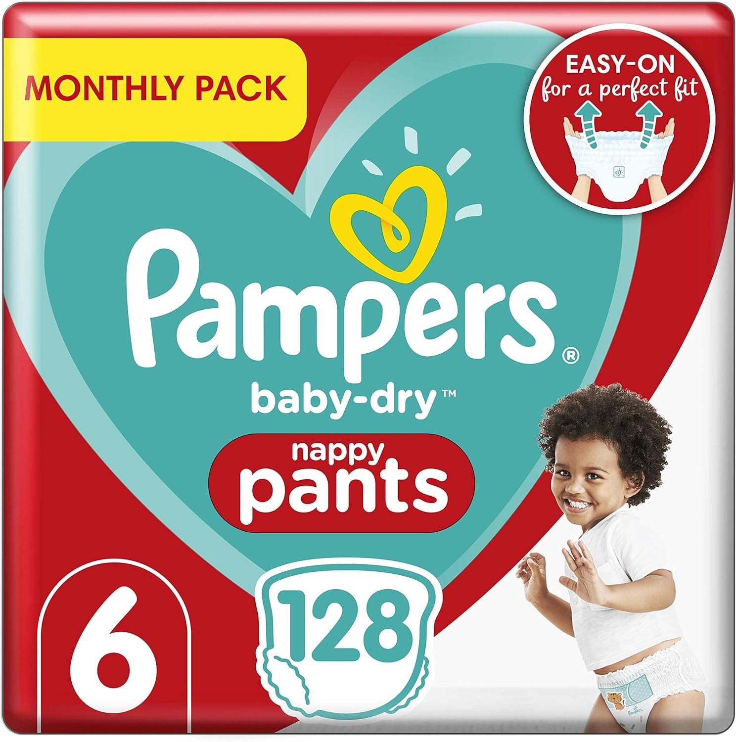 Pampers (ancienne version), culottes, taille 4, 9 kg-15 kg, paquet de trois (1 x 88 couches)