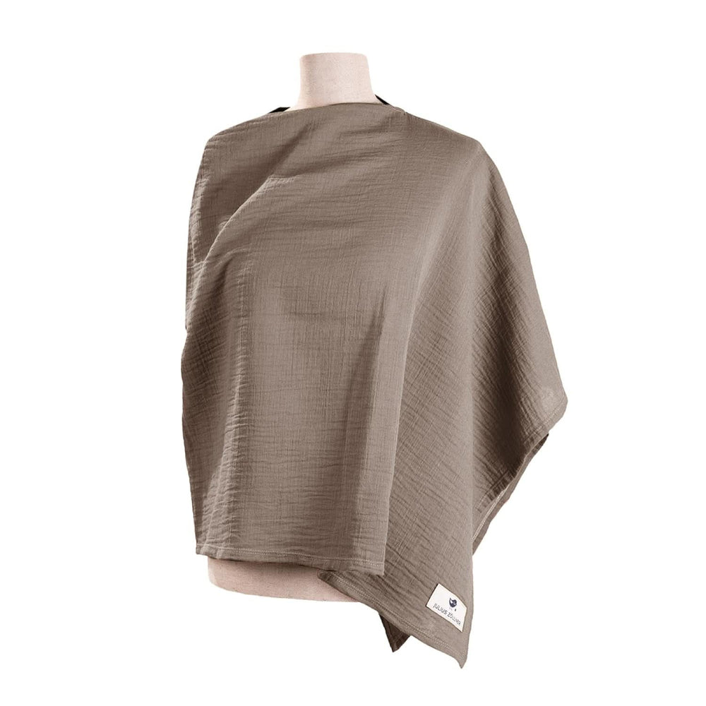 Blouse d'allaitement Julius Zöllner en mousseline 100% coton, OEKO-TEX STANDARD 100, Made in Germany Accessoires Alimentation et Allaitement Bebe Naty Shop Nougat