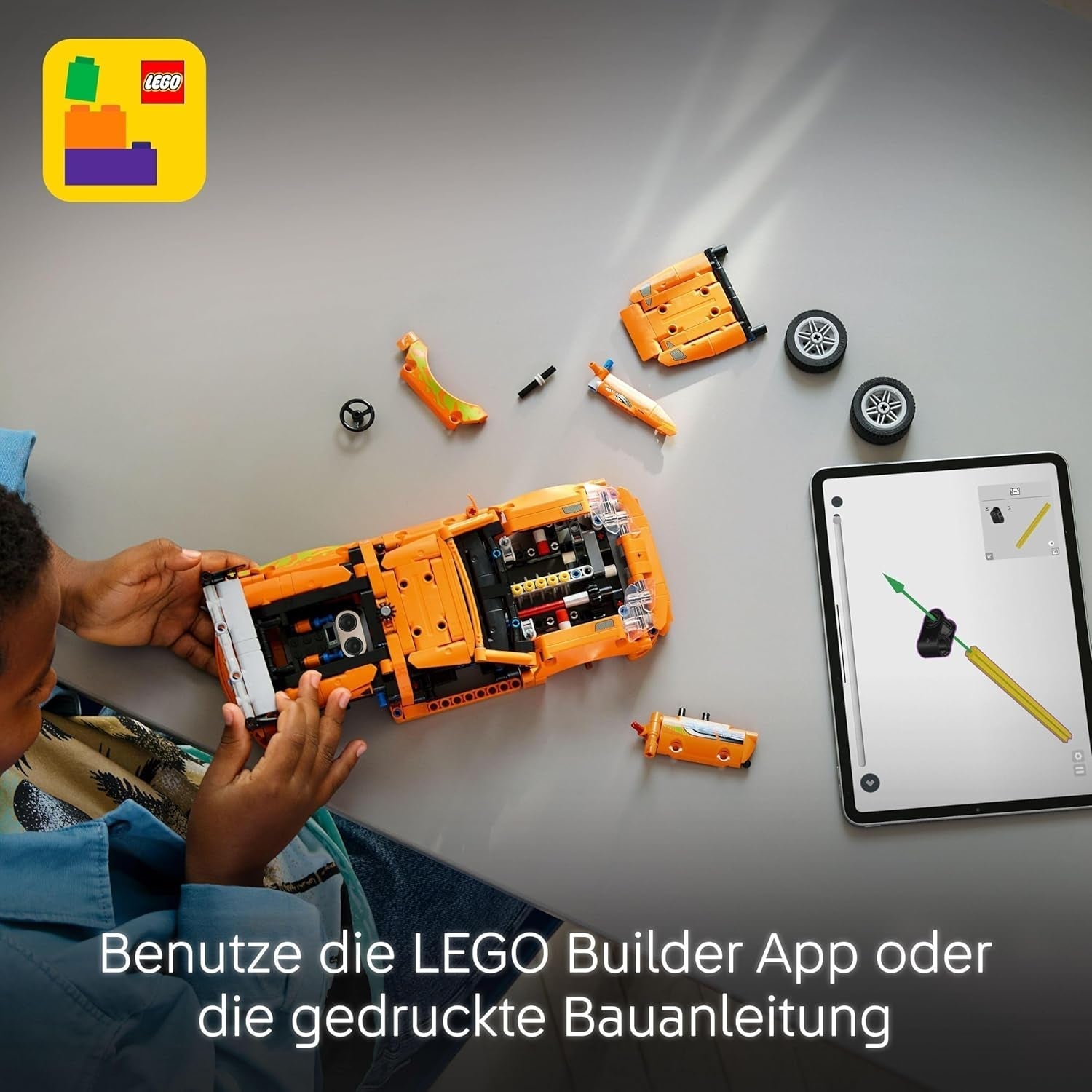 LEGO Technic Fast and Furious Toyota Supra MK4 - Voiture jouet - Avec moteur 6 cylindres et portes qui s'ouvrent - Modèle pour garçons et filles à partir de 9 ans - Idée cadeau d'anniversaire 42204 Jeux de construction Beuche den LEGO-Store