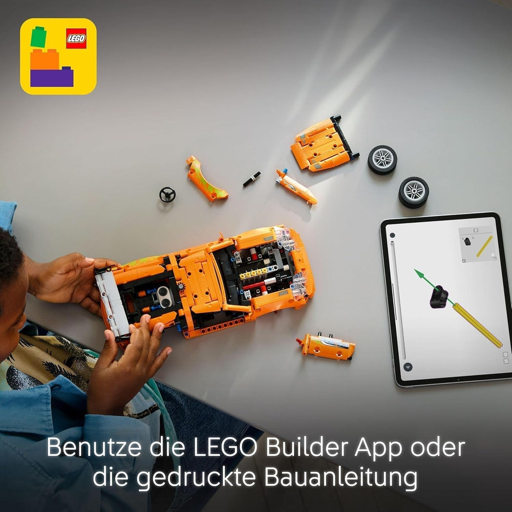 LEGO Technic Fast and Furious Toyota Supra MK4 - Voiture jouet - Avec moteur 6 cylindres et portes qui s'ouvrent - Modèle pour garçons et filles à partir de 9 ans - Idée cadeau d'anniversaire 42204 Jeux de construction Beuche den LEGO-Store