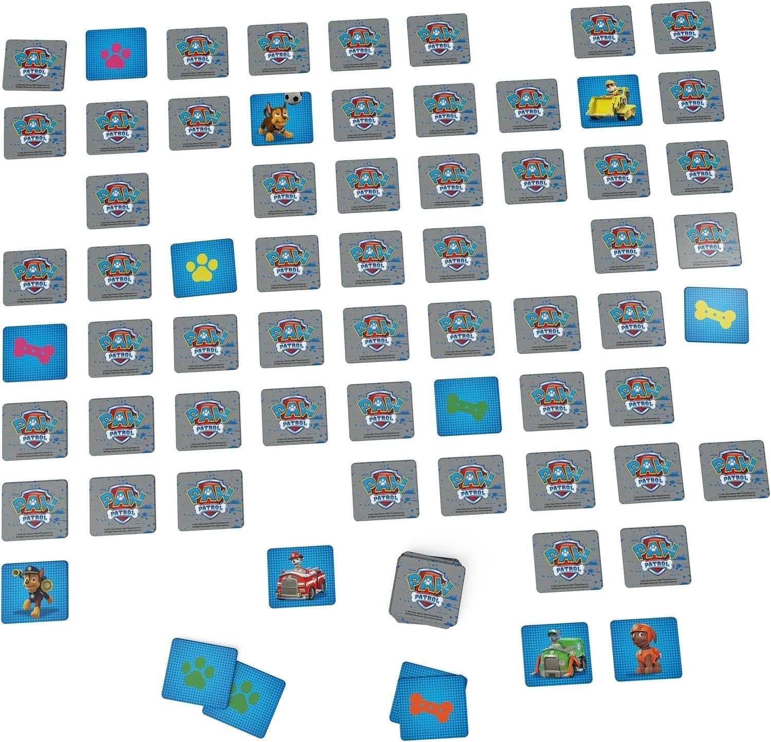 Jeux Spin Master Paw Patrol, jeu de mémoire, jouet Paw Patrol, Chase, Stella, Marcus, Ruben, jeux de mémoire avec livres, pour les enfants de plus de 4 ans Figurines Naty Shop