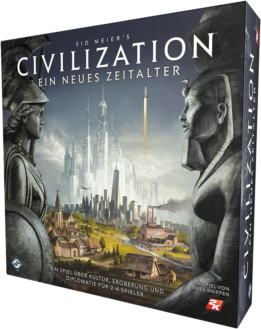Fantasy Flight Games, Civilization: A New Age, Jeu de base, Jeu expert, Jeu de société, 2-4 joueurs, 14 ans et plus, 120+ minutes, Allemand