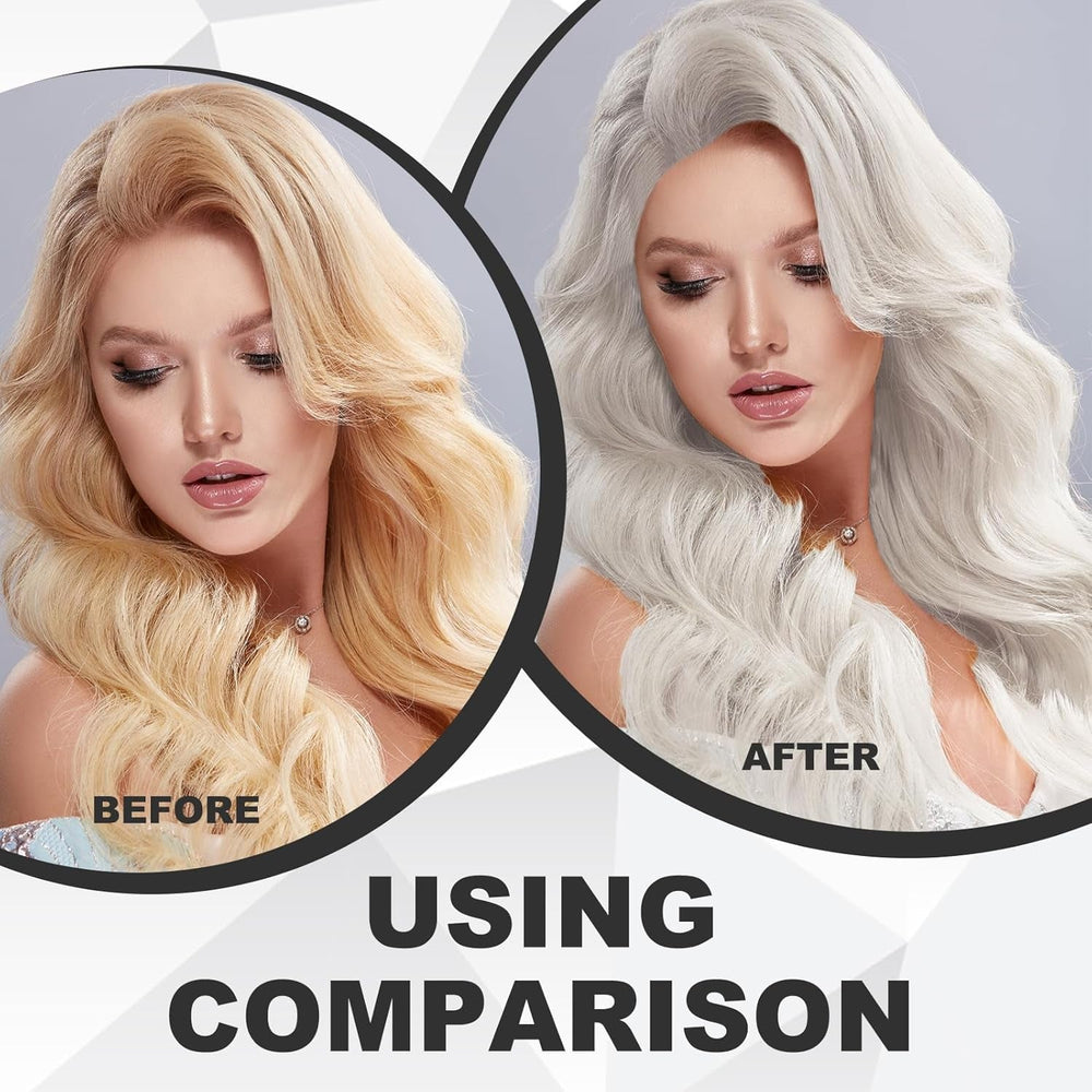 Teinture pour cheveux Gris Argent Teinture pour cheveux Gris Argent Teinture pour cheveux Argent Naturel Unisexe Teinture pour cheveux Gris clair Couleur Argent Crème pour tous les types de cheveux (100 ml) Teinture pour cheveux Naty Shop