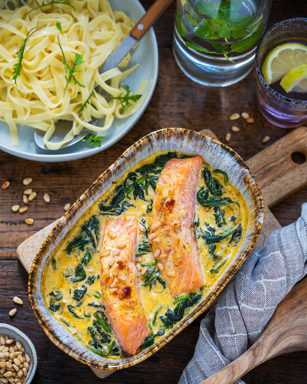 MAGGI Fix für Lachs-Sahne Gratin, Würzmischung, mit natural Ingredient*, for 2 Portionen, 1er Pack (1 x 26g)