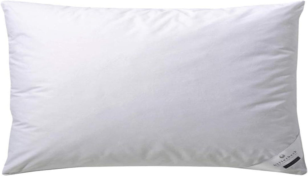 Oreiller en duvet Billerbeck Martina - Oreiller en 80 X 80 Cm - Oreiller à maintien ferme - Duvet d'oie 15% et plumes 85% Oreillers standards Naty Shop 40 X 80 Cm