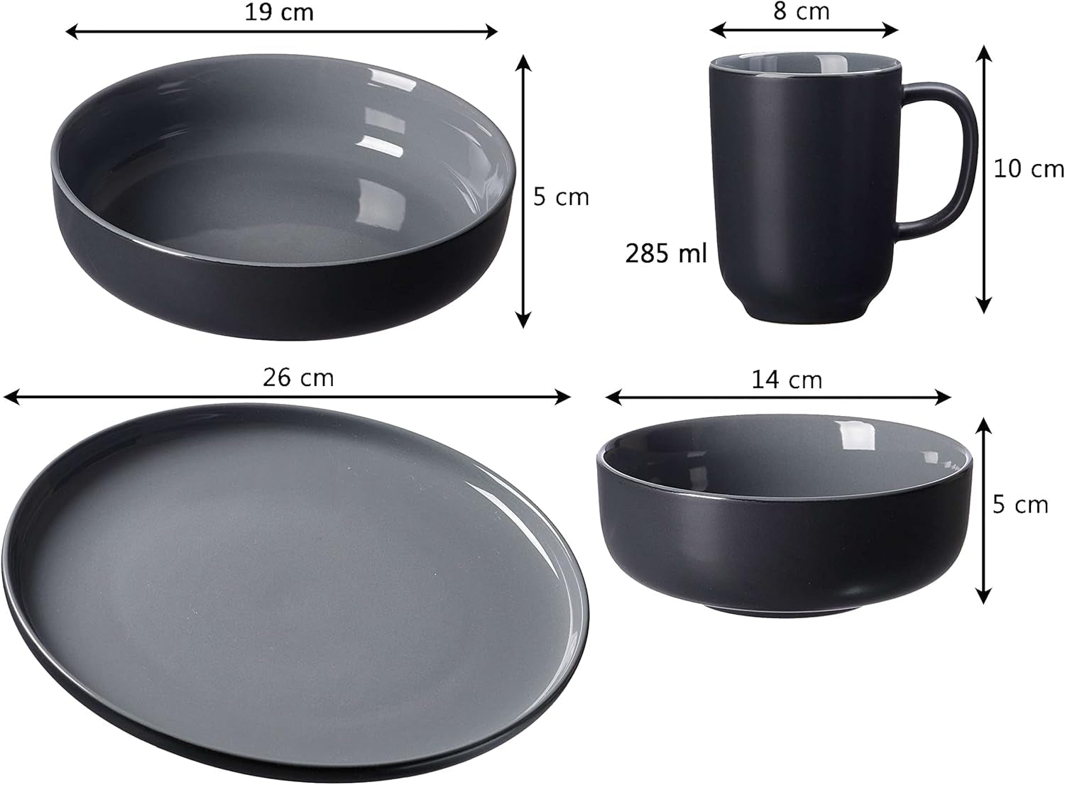 Service combiné Ritzenhoff & Breker Jasper, 16 pièces Services de table Naty Shop