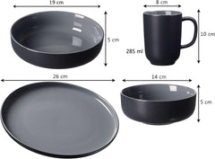 Service combiné Ritzenhoff & Breker Jasper, 16 pièces Services de table Naty Shop