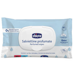 Chicco Lingettes nettoyantes multifonctions pour nouveau-nés, sans alcool, parfumées, adaptées aux peaux sensibles Lingettes humides pour bébé Naty Shop