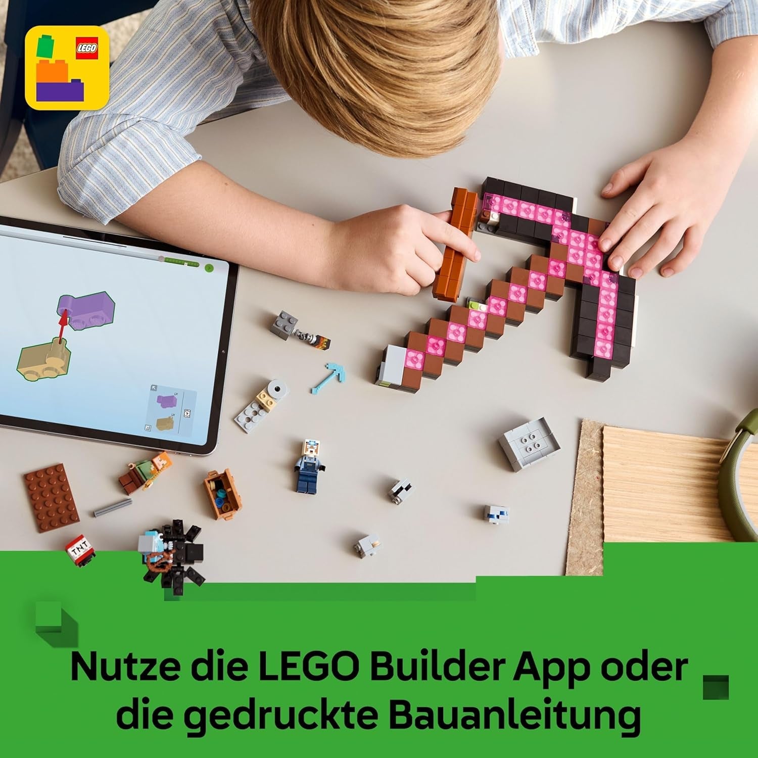 LEGO Minecraft Die Spitzhackenmine - Interaktives Spielzeug für Kinder - Alex, Minenarbeiter und Stray Spinnenreiter Figuren - Sammelbares Gamer Geschenk für Jungen & Mädchen ab 8 Jahren - 21277