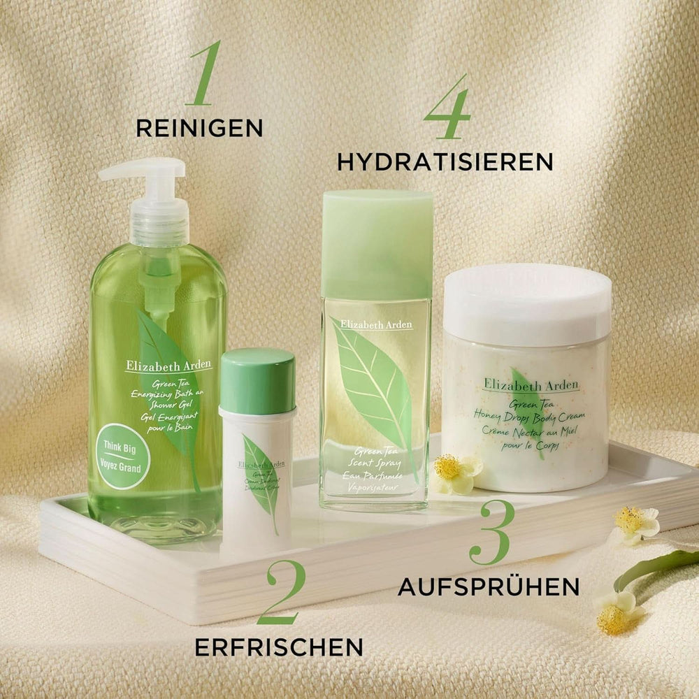 Elizabeth Arden, crème pour le corps enrichie en extrait de thé vert, miel naturel et beurre de karité nourrissant, 500 ml Douche et bain Naty Shop