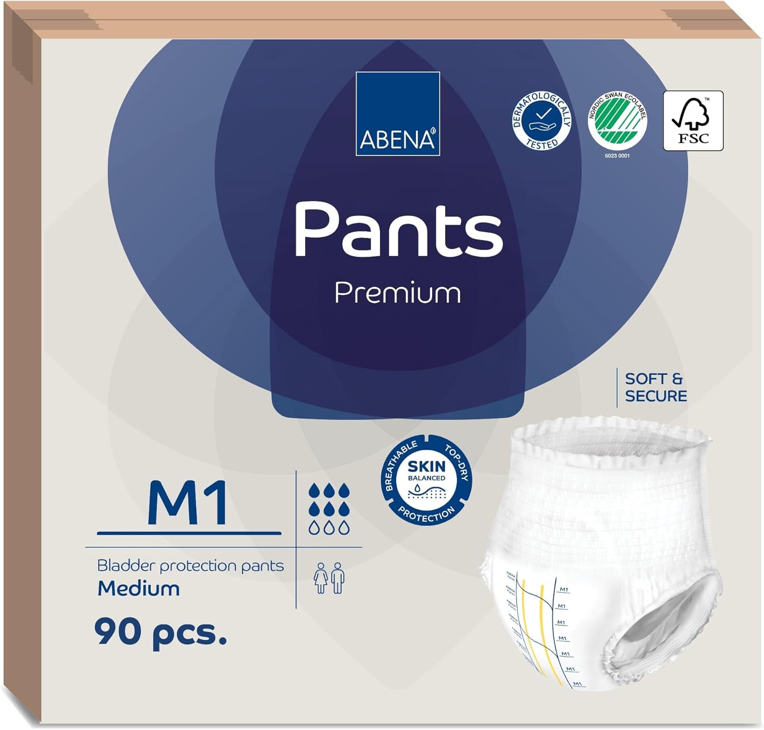 Couches L3, paquets de 6 – 90 couches