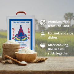 ROYAL THAI RICE - Riz gluant - 1 x 10 KG