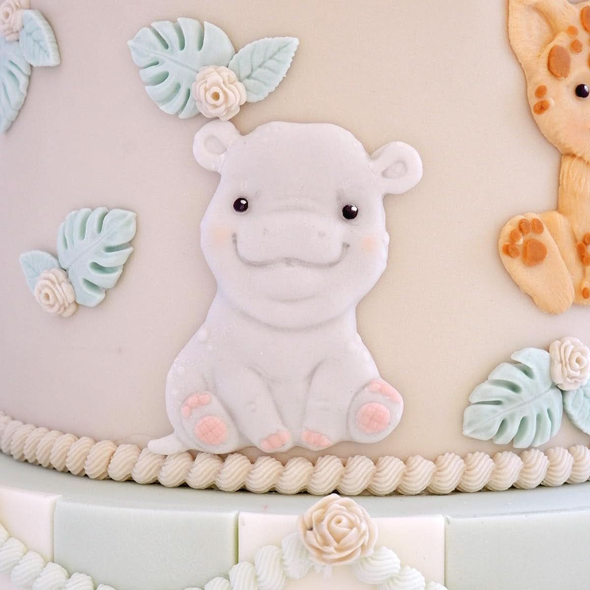 Katy Sue, moulage en silicone Sweet Safari, Naty Shop Kitchen Hipopotam