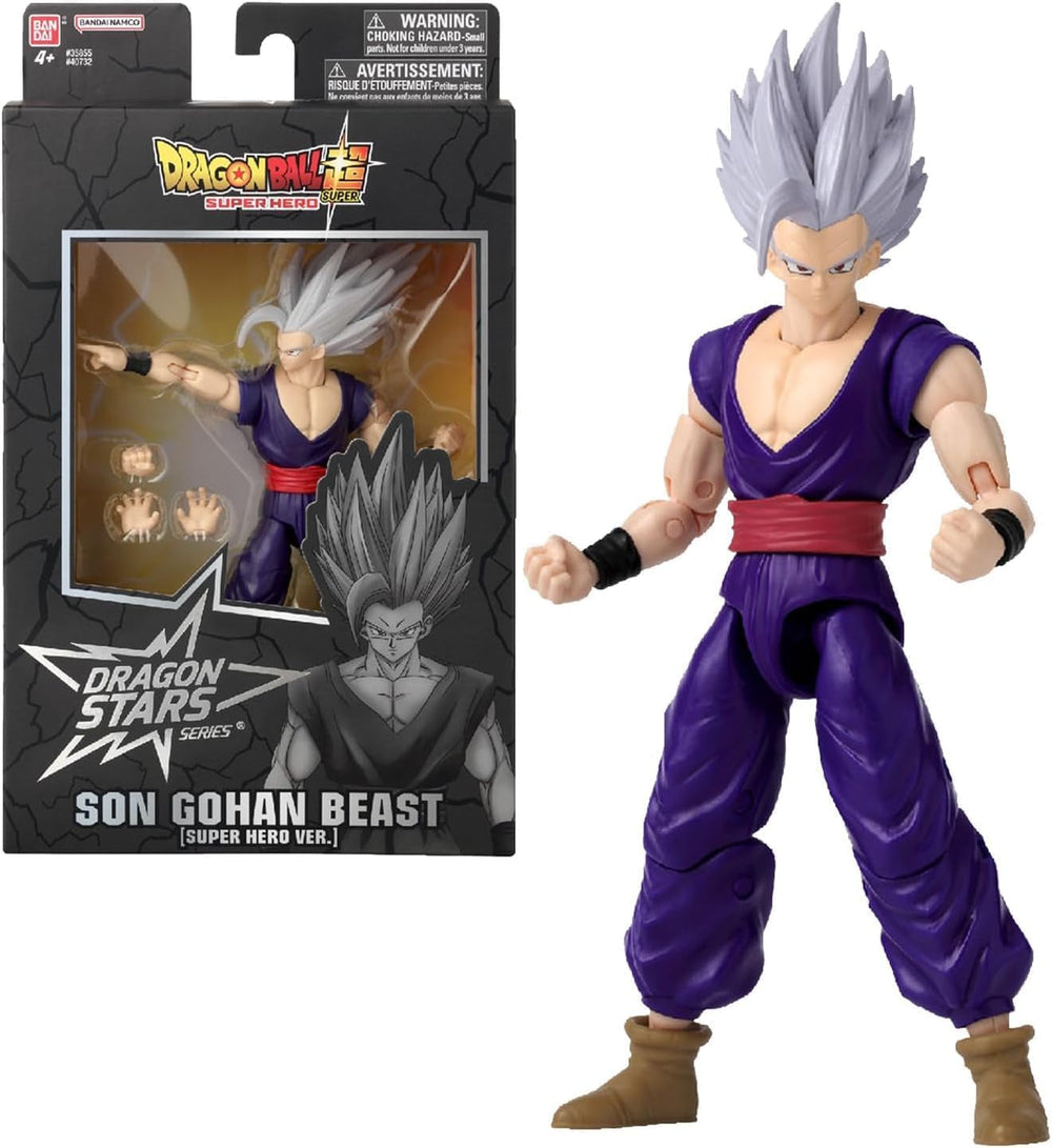 BANDAI - Dragon Ball Super - Figurine Dragon Stars 17 cm - Goku Ultra Instinct - Licence Officielle Dragon Ball - Figurine Articulée Goku - Jouet pour Enfants à partir de 4 ans - 35994J Figurines Naty Shop Son Gohan Beast (Dragon Ball Super Super Hero)