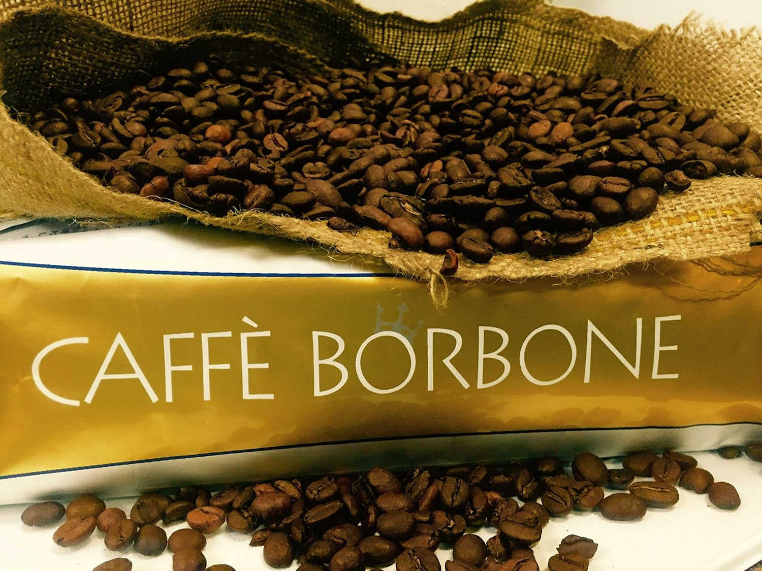 Café en grains décaféiné Caffe Borbone DEK