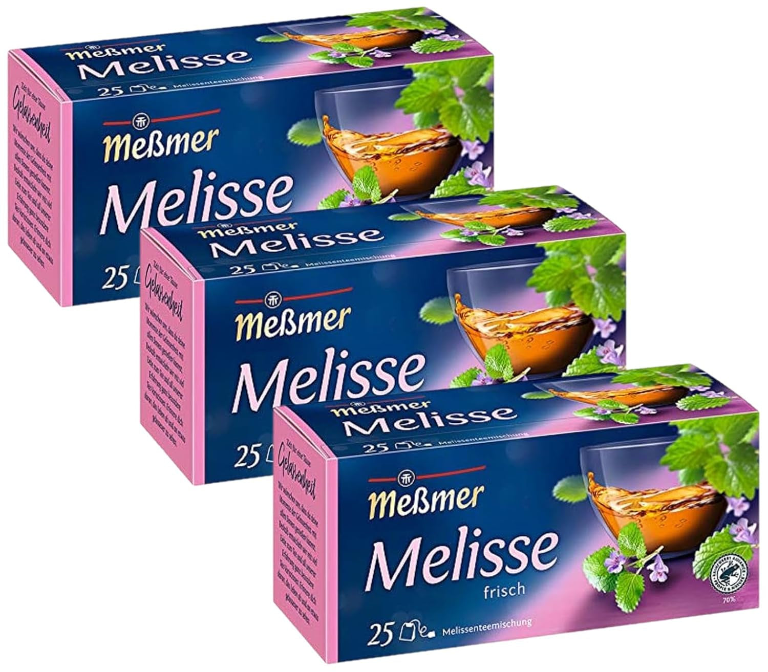 Mélange d'orties Meßmer | 25 | Sachets de thé | Végétalien | Sans gluten | Sans lactose