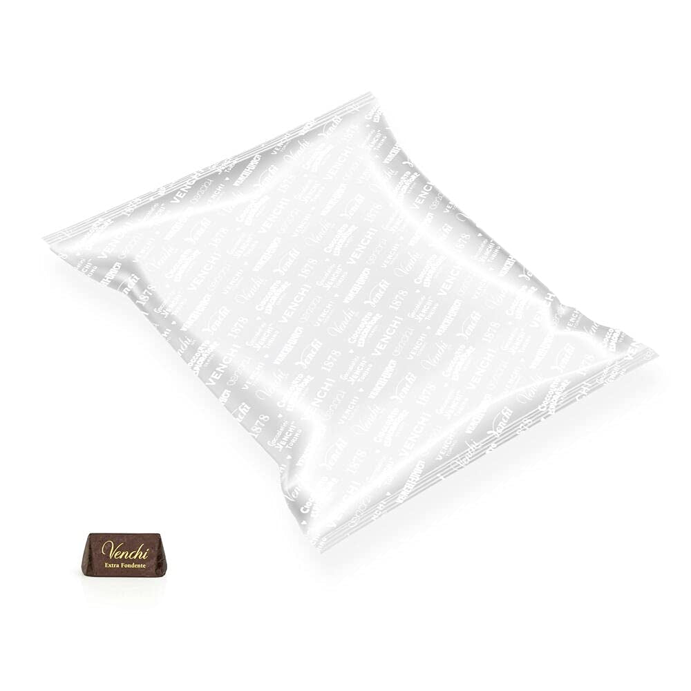 Pralines au chocolat noir, sans gluten, Extra Venchi Gianduiotti en vrac 1 Kg Bonbons au chocolat Naty Shop