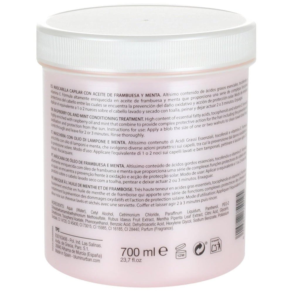 Masque capillaire à l'huile de framboise et de menthe Urban, 700 ml Naty Shop masque capillaire