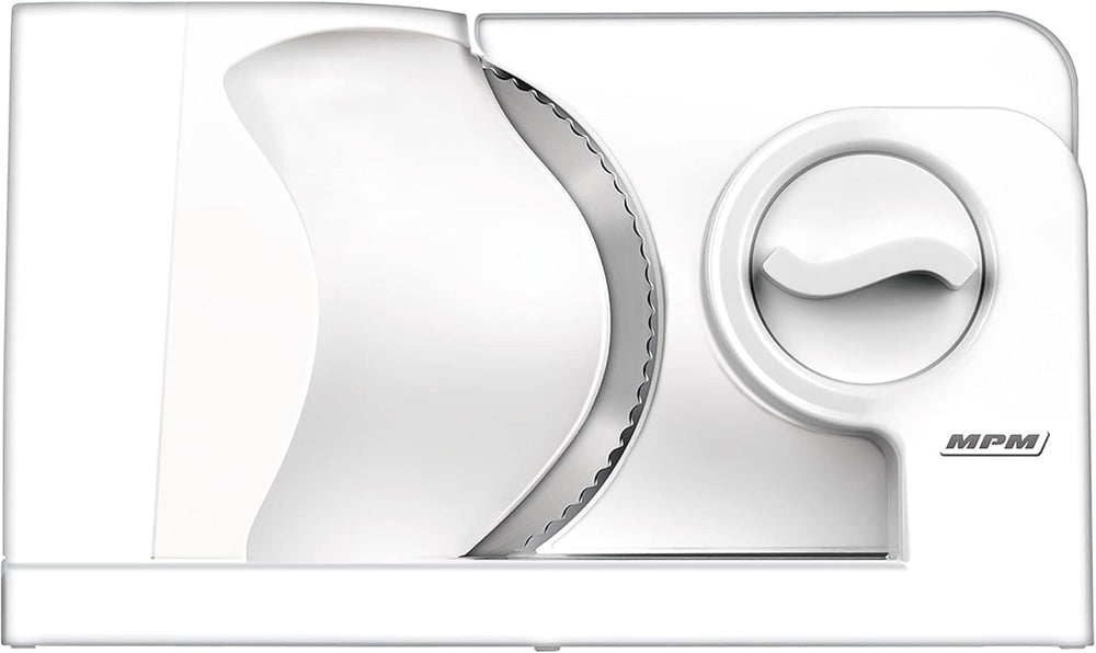 Trancheuse électrique universelle MPM MKR-05, épaisseur de coupe réglable jusqu'à 15 mm, 150 W Broyeurs et trancheurs Naty Shop