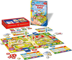 Ravensburger 24996 - Tout sur l'argent de poche - Jouer et apprendre pour les enfants, jeu éducatif pour les 6-10 ans, apprendre par le jeu pour 2-4 joueurs