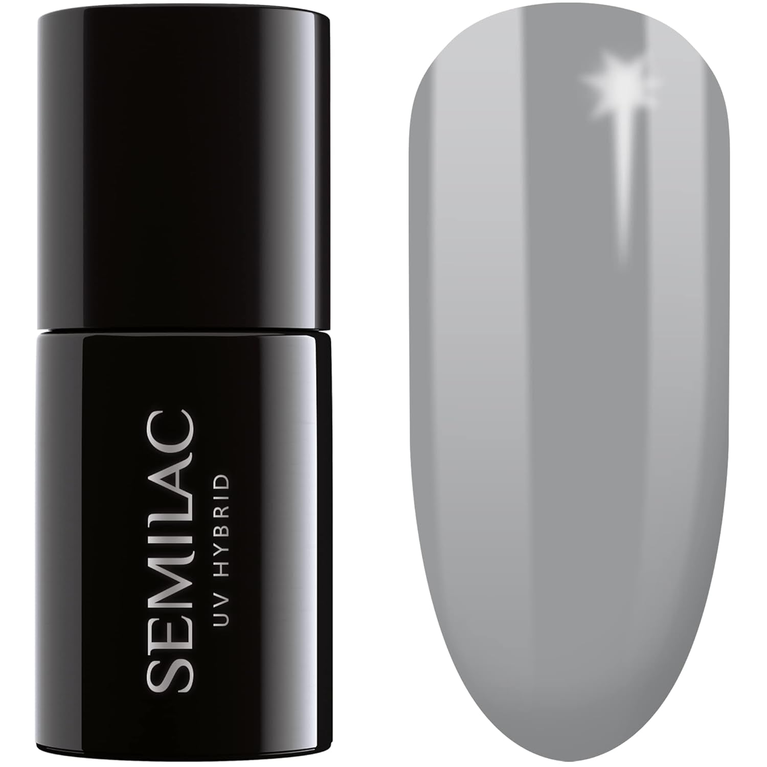 Semilac UV Nagellack Hybrid 404 Muffin aux haricots noirs 7 ml Kollektion Tastes of Fall