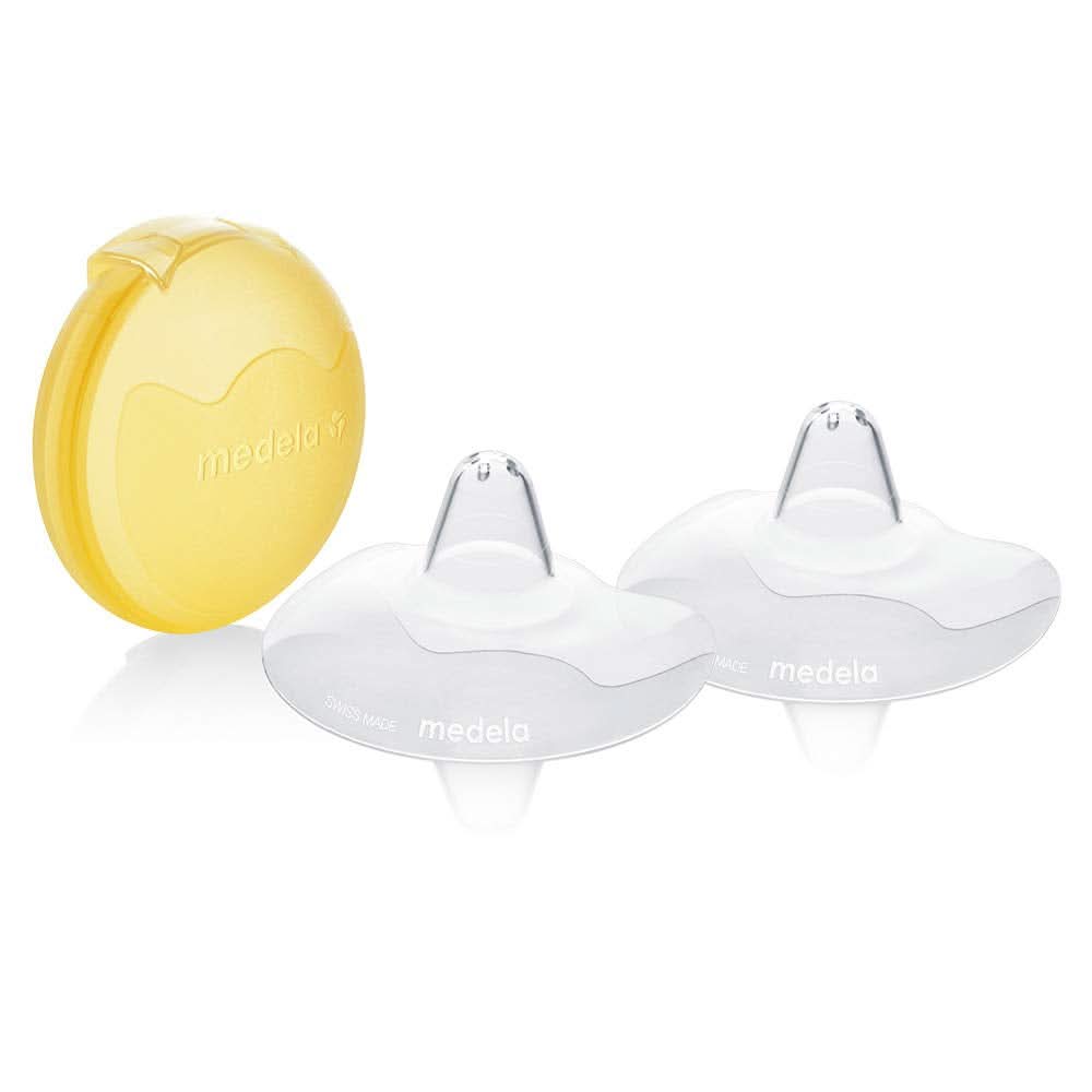 Medela Contact Brusthütchen – Bpa-Frei – Aus Ultradünnem, Weichem Silikon – Inklusive 2 Brusthütchen Und Etui – 20 Mm, Medium Accessoires Alimentation et Allaitement Baby Naty Shop M