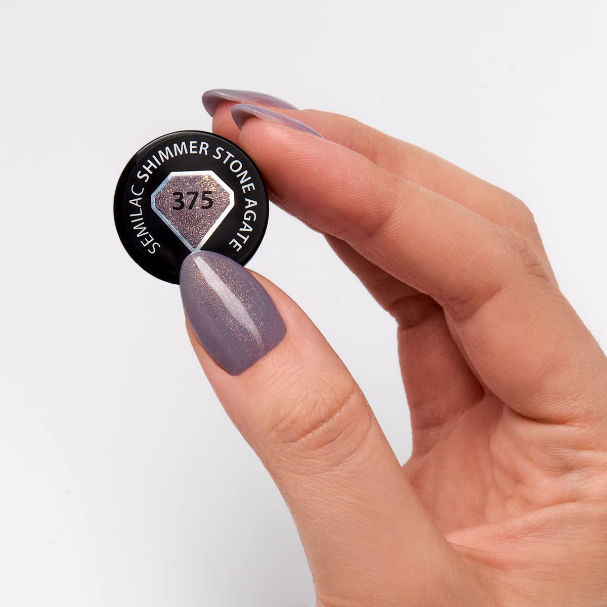 Semilac UV Nagellack Hybrid 375 Shimmer Stone Agate 7ml
