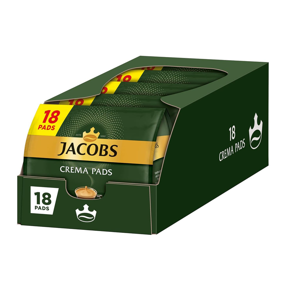 Jacobs Pads Cream, tampons compatibles Senseo, 5 x 18 Getränke, 90 Kaffeepads