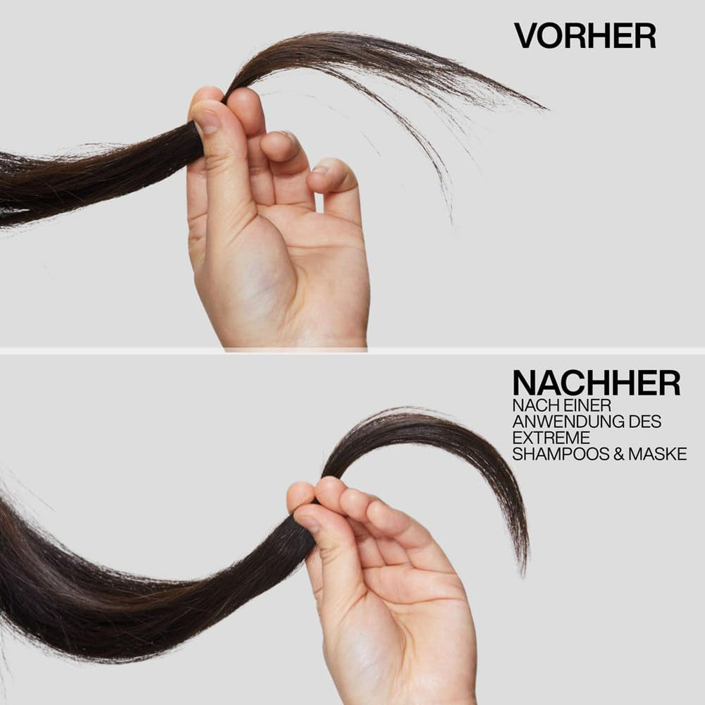 Redken Masque capillaire intensif pour tous les cheveux abîmés répare et régénère Anti-casse Extreme Strength Builder Plus Mask 1 x 250 ml Naty Shop Hair Mask