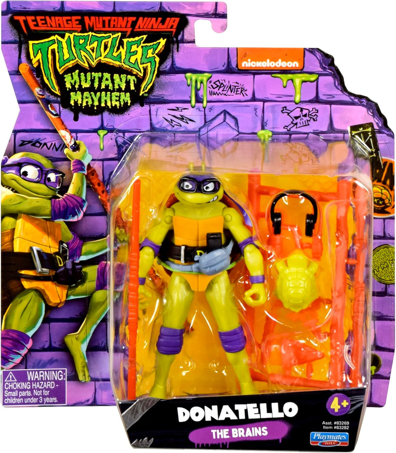 TEENAGE MUTANT NINJA Turtles - Figurine de base Donatello Figurines Naty Shop