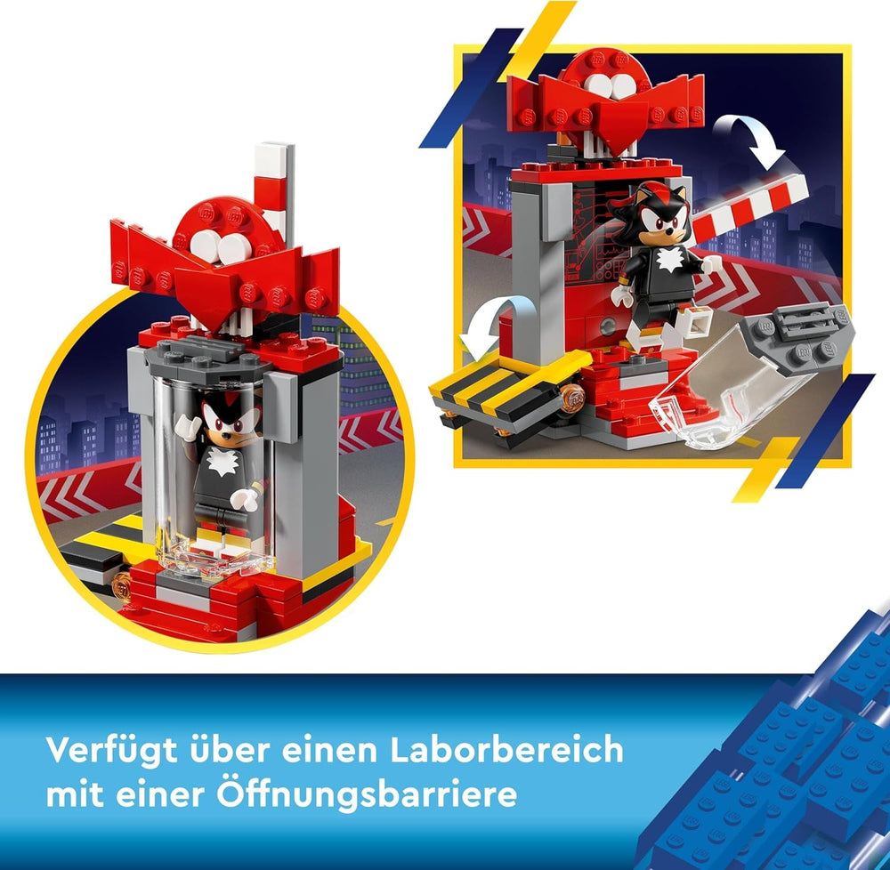 LEGO Sonic the Hedgehog Shadow the Hedgehog Escape Toy Moto et jeu vidéo Ensemble de figurines Cadeau pour les joueurs et les fans 8 ans Garçons et filles Fan Item 76995 Jeux de construction Besuche den LEGO-Store