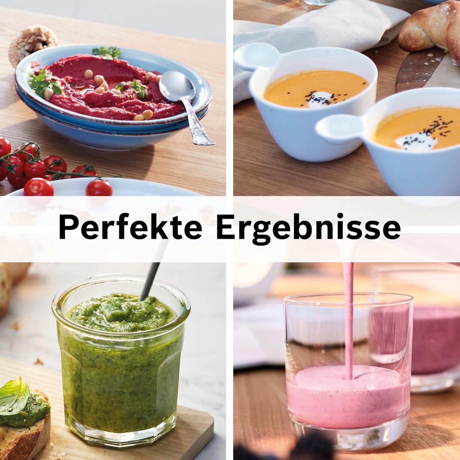 Bosch Batteur sur socle Vitapower Serie 4 MMB6141B, Haute puissance en acier inoxydable, 1,5 L Tritan-Mixbehälter, Spülmaschinengeeignete Teile, 30 000 U/Min, 1200 W, Schwarz Kitchen Naty Shop