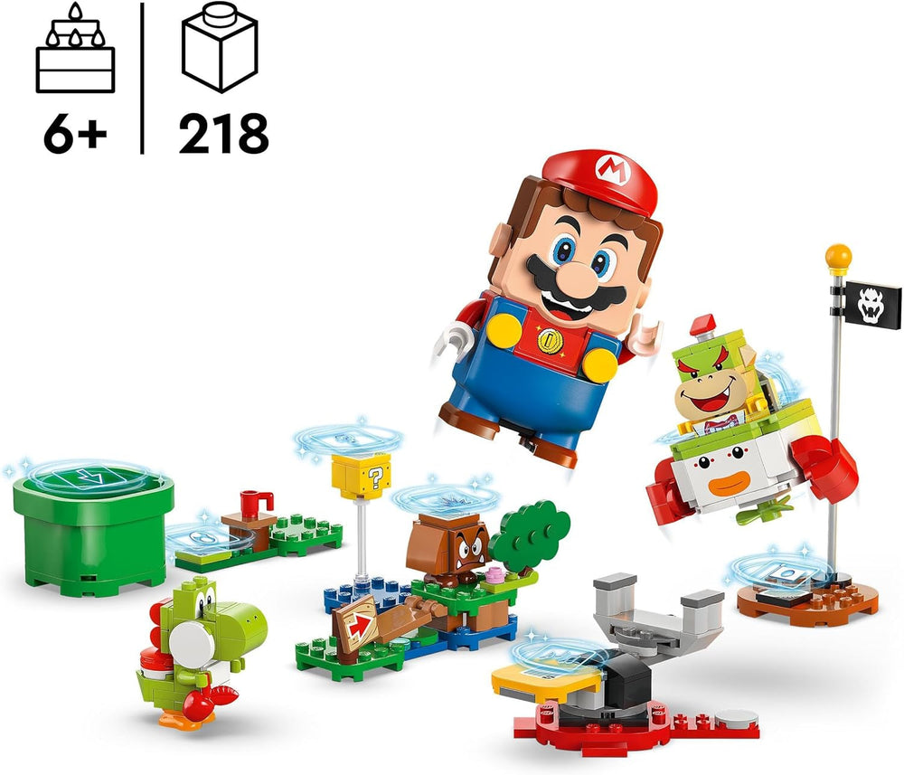 LEGO Super Mario Adventure avec Mario interactif, ensemble de chariot de clown junior, jouet Yoshi, cadeau Nintendo pour garçons, filles et joueurs à partir de 6 ans 71439 Ensembles de construction Besuche den LEGO-Store