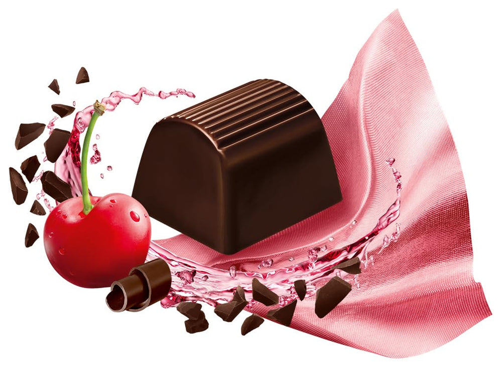 Ferrero Mon Chéri Heart - Cadeau Chocolat Saint Valentin pour Elle et Lui - Chocolat Croquant, Liqueur Fruitée et Cerises Aromatisées - Pour la Saint Valentin, la Fête des Mères et Pâques - 1 Paquet 147g