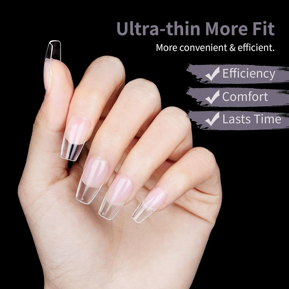 Faux ongles courts ballerine, 120 pièces, colle sur 12 tailles, ongles artificiels courts, Gel souple, couverture complète, pointes pour ongles courts en Gel S