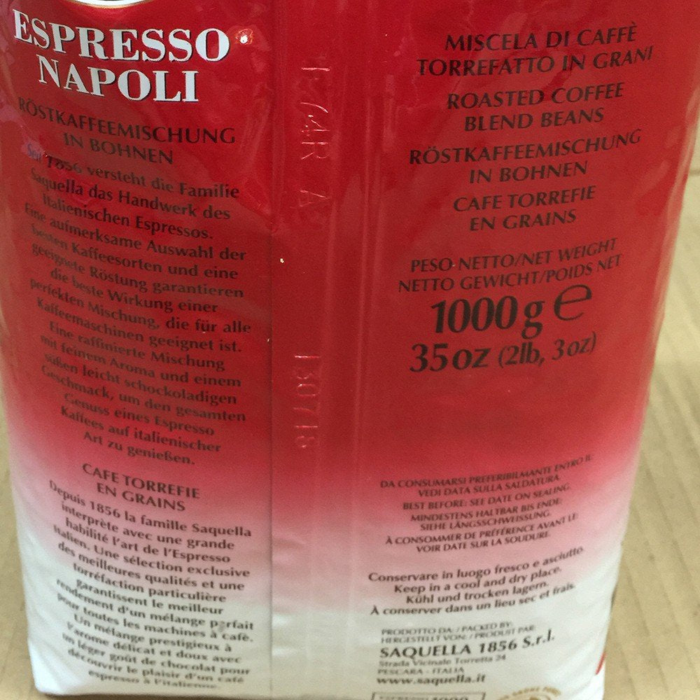 Café en grains Caffe Espresso Napoli, 1 paquet (1 x 1 kg)