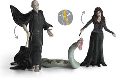 Schleich 42684 Lord Voldemort, Nagini & Bellatrix Lestrange, Dès 6 ans, HARRY POTTER - figurine de jeu, 21 X 16 X 18 cm Figurines Naty Shop
